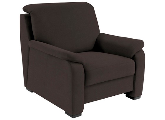 Kreslo Ruby - tmavohnedá, Konvenčný, kov/drevený materiál (100/92-109/95cm) Kreslo Ruby - tmavohnedá, Konvenčný, kov/drevený materiál (100/92-109/95cm)