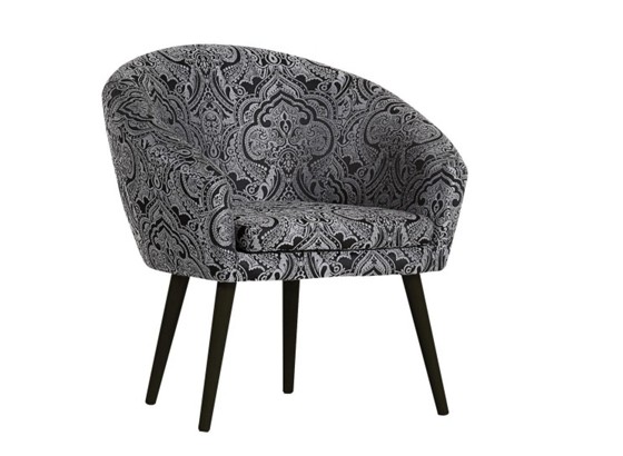 Kreslo Tip Toe - čierna/sivá, Moderný, textil (73/73/66cm) Kreslo Tip Toe - čierna/sivá, Moderný, textil (73/73/66cm)