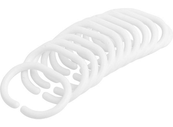 Krúžky Na Záves Weiß - biela (5/6cm) Krúžky Na Záves Weiß - biela (5/6cm)