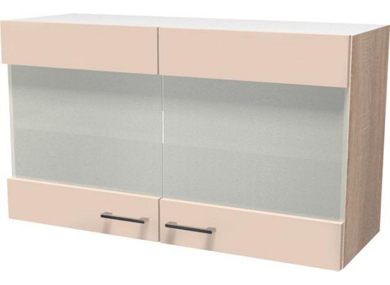 Kuchyňská Horní Skříňka Nepal Hg 100 - béžová, Moderní, dřevěný materiál (100/54/32cm) Kuchyňská Horní Skříňka Nepal Hg 100 - béžová, Moderní, dřevěný materiál (100/54/32cm)