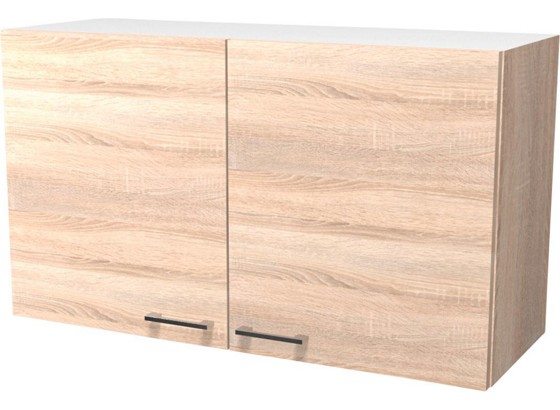 Kuchyňská Horní Skříňka Samoa H 100 - bílá/barvy dubu, Konvenční, dřevěný materiál (100/54/32cm) Kuchyňská Horní Skříňka Samoa H 100 - bílá/barvy dubu, Konvenční, dřevěný materiál (100/54/32cm)