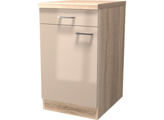 Kuchyňská Spodní Skříňka Nepal Us50 - béžová, Moderní, dřevěný materiál (50/85/57cm) Kuchyňská Spodní Skříňka Nepal Us50 - béžová, Moderní, dřevěný materiál (50/85/57cm)