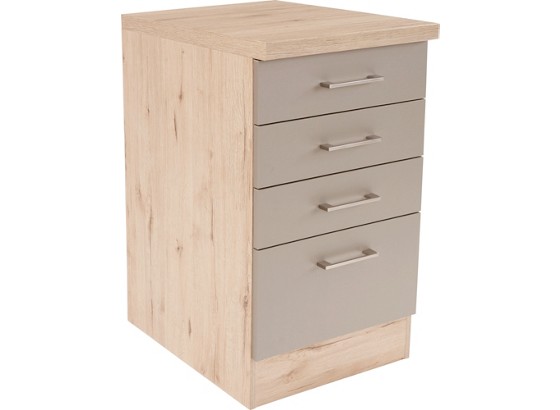 Küchenunterschrank Riva Ussa50 - Champagner/Eichefarben, MODERN, Holzwerkstoff (50/86/57cm) Küchenunterschrank Riva Ussa50 - Champagner/Eichefarben, MODERN, Holzwerkstoff (50/86/57cm)