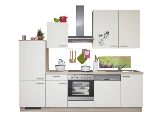 Kuhinjski Blok Kuhinja - magnolija/boje bagrema, Moderno, drvni materijal (280cm) Kuhinjski Blok Kuhinja - magnolija/boje bagrema, Moderno, drvni materijal (280cm)