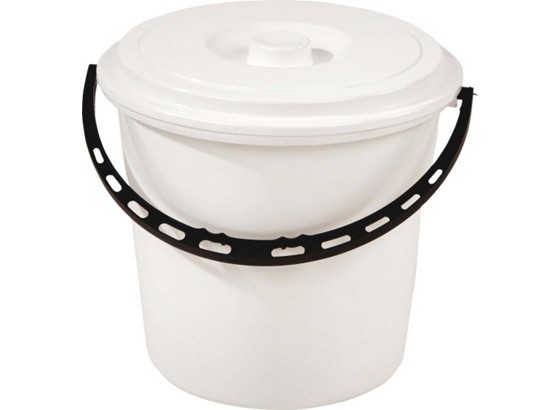 Kunststoffeimer 10 Liter - Weiß, KONVENTIONELL, Kunststoff (28,5/37cm) - PLAST 1 Kunststoffeimer 10 Liter - Weiß, KONVENTIONELL, Kunststoff (28,5/37cm) - PLAST 1