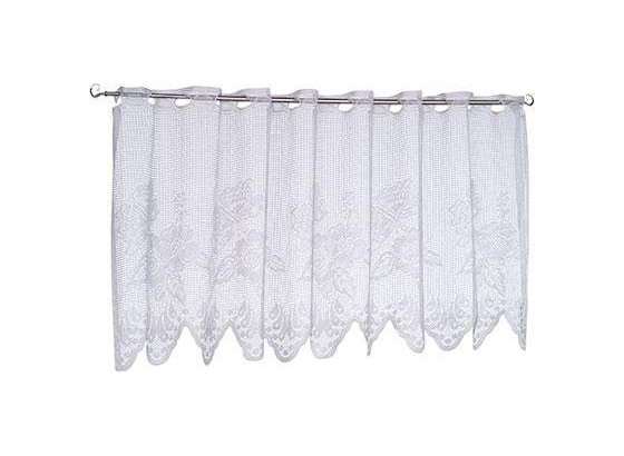 Kurzgardine Lace - Weiß, KONVENTIONELL, Textil (150/50cm) Kurzgardine Lace - Weiß, KONVENTIONELL, Textil (150/50cm)