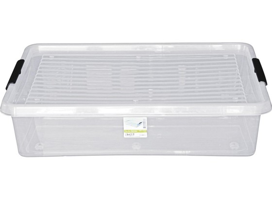 Kutija Na Kotačićima Bruno - prozirno, Konvencionalno, plastika (76/18/57cm) Kutija Na Kotačićima Bruno - prozirno, Konvencionalno, plastika (76/18/57cm)