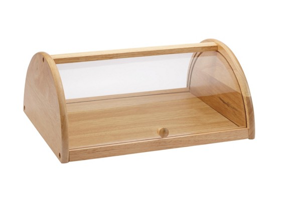 Kutija Za Kruh Gaston - transparentno/prozirno, Konvencionalno, drvo/plastika (36/15/27cm) - JAMES WOOD Kutija Za Kruh Gaston - transparentno/prozirno, Konvencionalno, drvo/plastika (36/15/27cm) - JAMES WOOD