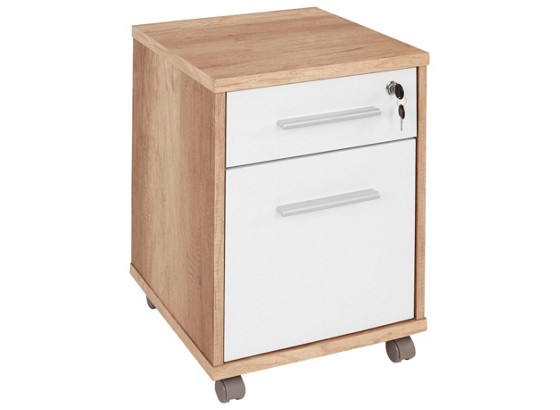 Ladičar Na Kotačićima Ladičar Na Kotačima - bijela/boje hrasta, Moderno, drvo (40/55.9/40cm) Ladičar Na Kotačićima Ladičar Na Kotačima - bijela/boje hrasta, Moderno, drvo (40/55.9/40cm)