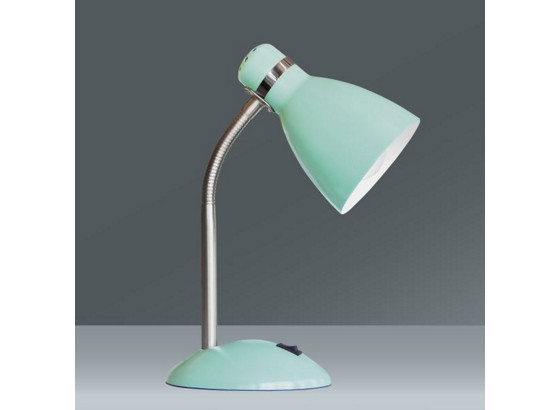 Lampa Stolní Elif - šedá/mátově zelená, Romantický / Rustikální, kov (35cm) Lampa Stolní Elif - šedá/mátově zelená, Romantický / Rustikální, kov (35cm)