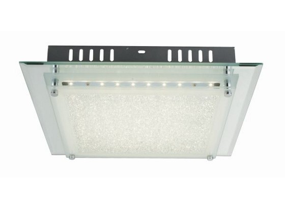 LED-deckenleuchte Dori - ROMANTIK / LANDHAUS, Glas/Kunststoff (34/34/7cm) - JAMES WOOD LED-deckenleuchte Dori - ROMANTIK / LANDHAUS, Glas/Kunststoff (34/34/7cm) - JAMES WOOD