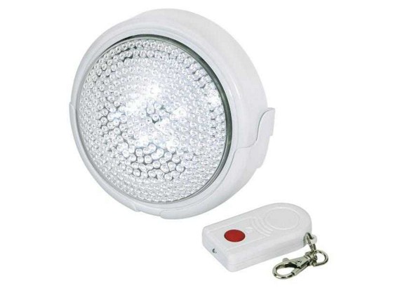 Led-es Lámpa Távirányítóval - fehér, műanyag (13cm) Led-es Lámpa Távirányítóval - fehér, műanyag (13cm)