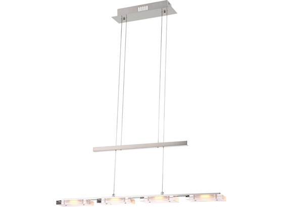 LED-hängeleuchte Emmy - MODERN, Glas/Metall (76,5/8/150cm) LED-hängeleuchte Emmy - MODERN, Glas/Metall (76,5/8/150cm)