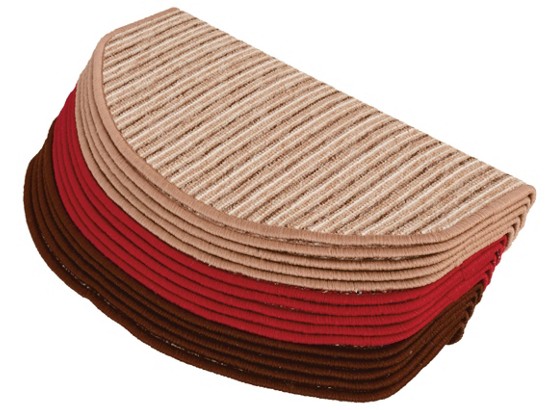 Lépcsőszőnyeg 3 Féle Színben - bézs/barna, konvencionális, textil (28/65cm) Lépcsőszőnyeg 3 Féle Színben - bézs/barna, konvencionális, textil (28/65cm)