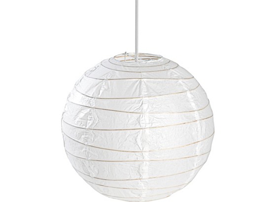 Leuchtenschirm Mia - Weiß, KONVENTIONELL, Papier (40cm) - OMBRA Leuchtenschirm Mia - Weiß, KONVENTIONELL, Papier (40cm) - OMBRA