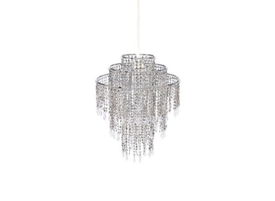 Leuchtenschirm Shine - Silberfarben, KONVENTIONELL, Kunststoff (32/43cm) - LUCA BESSONI Leuchtenschirm Shine - Silberfarben, KONVENTIONELL, Kunststoff (32/43cm) - LUCA BESSONI