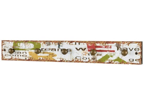 Lišta S Háčikmi Dream 5 - čierna/žltá, Moderný, kov/drevený materiál (57/8/5cm) Lišta S Háčikmi Dream 5 - čierna/žltá, Moderný, kov/drevený materiál (57/8/5cm)