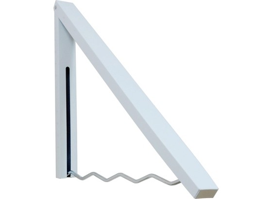 Lišta S Háčikmi Klapp - biela, kov (4,3/44/2,3-42cm) Lišta S Háčikmi Klapp - biela, kov (4,3/44/2,3-42cm)