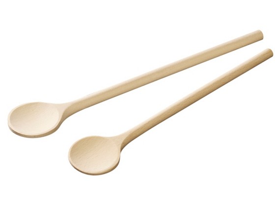 Löffel Probus - Buchefarben, KONVENTIONELL, Holz (30cm) Löffel Probus - Buchefarben, KONVENTIONELL, Holz (30cm)