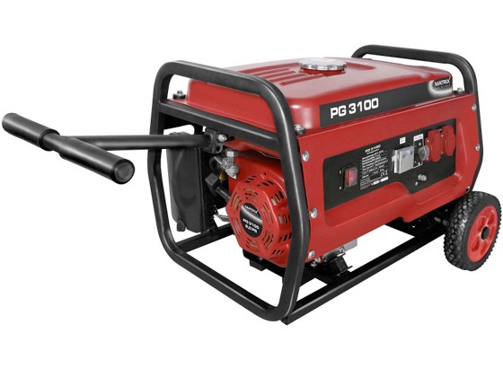 Matrix Stromgenerator Pg3100 - Rot/Schwarz, KONVENTIONELL, Kunststoff/Metall (46,5/44/61cm) - MATRIX Matrix Stromgenerator Pg3100 - Rot/Schwarz, KONVENTIONELL, Kunststoff/Metall (46,5/44/61cm) - MATRIX