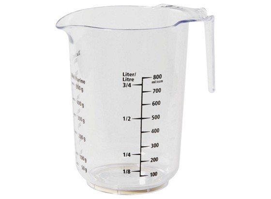 Messbecher Jonas - Naturfarben, KONVENTIONELL, Kunststoff (1l) - HOMEWARE Messbecher Jonas - Naturfarben, KONVENTIONELL, Kunststoff (1l) - HOMEWARE