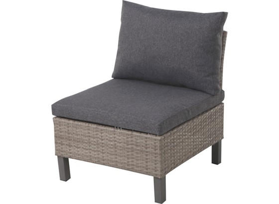 Modul-lounge Noella - Dunkelgrau/Beige, MODERN, Kunststoff/Textil (62/70/68cm) Modul-lounge Noella - Dunkelgrau/Beige, MODERN, Kunststoff/Textil (62/70/68cm)