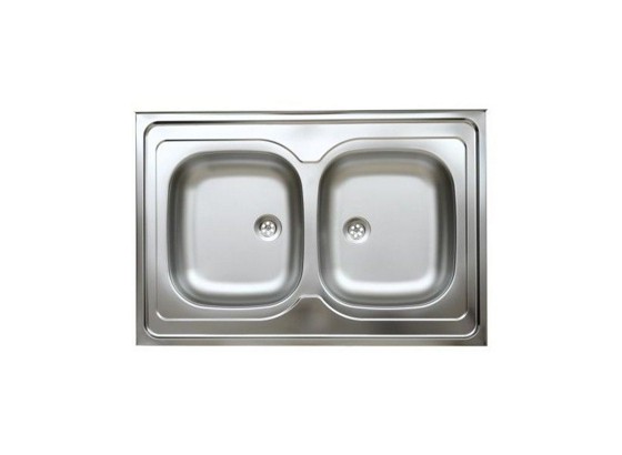 Mosogató Medence Dupla Tálcás - (80/60cm) Mosogató Medence Dupla Tálcás - (80/60cm)