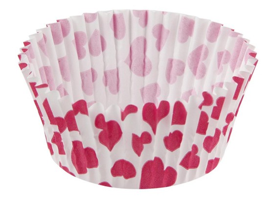 Muffin Sütőforma Szív - piros/fehér, konvencionális, papír (5/3cm) - FACKELMANN Muffin Sütőforma Szív - piros/fehér, konvencionális, papír (5/3cm) - FACKELMANN