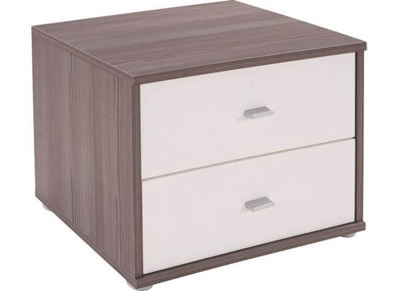 Nachtkästchen 4-You YUK12 *ph* - Braun/Weiß, KONVENTIONELL, Holzwerkstoff (50/38.1/35.2cm) Nachtkästchen 4-You YUK12 *ph* - Braun/Weiß, KONVENTIONELL, Holzwerkstoff (50/38.1/35.2cm)