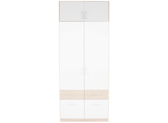 Nástavec Na Skříň Aalen-extra - bílá, Konvenční, dřevěný materiál (91/39/54cm) Nástavec Na Skříň Aalen-extra - bílá, Konvenční, dřevěný materiál (91/39/54cm)