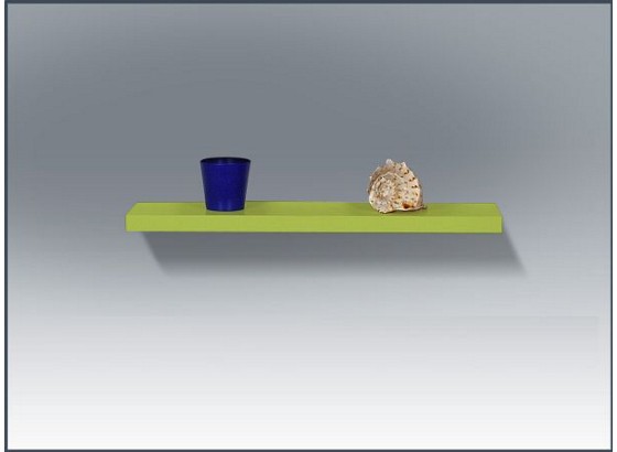 Nástenná Polica 100 Cm - svetlozelená, Moderný, drevený materiál (100/4,4/24cm) Nástenná Polica 100 Cm - svetlozelená, Moderný, drevený materiál (100/4,4/24cm)
