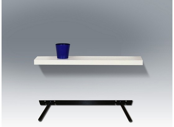 Nástenná Polica 110 Cm - biela, Moderný (110/4,4/26cm) Nástenná Polica 110 Cm - biela, Moderný (110/4,4/26cm)