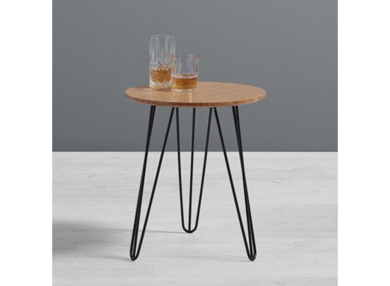Odkladací Stolík Linda - prírodné farby/čierna, Moderný, kov/drevo (40/46,5cm) - MÖMAX modern living Odkladací Stolík Linda - prírodné farby/čierna, Moderný, kov/drevo (40/46,5cm) - MÖMAX modern living