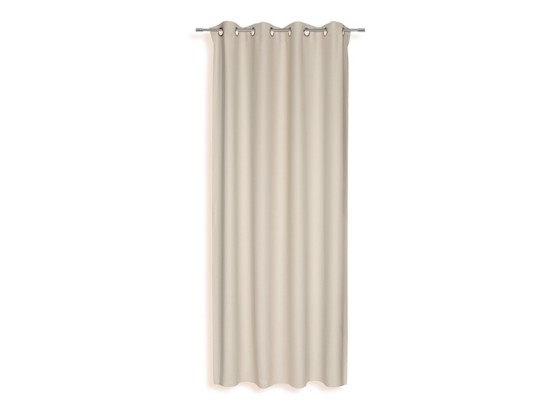Ösenvorhang Agnes - Sandfarben, KONVENTIONELL, Textil (140/245cm) - OMBRA Ösenvorhang Agnes - Sandfarben, KONVENTIONELL, Textil (140/245cm) - OMBRA