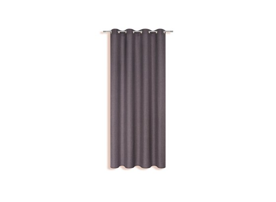 Ösenvorhang Anna - Grau, KONVENTIONELL, Textil (140/245cm) - OMBRA Ösenvorhang Anna - Grau, KONVENTIONELL, Textil (140/245cm) - OMBRA