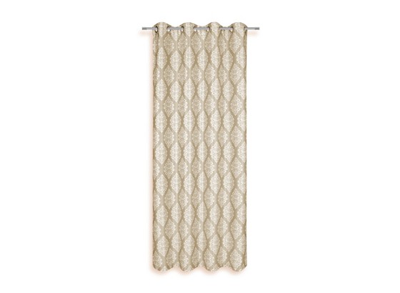 Ösenvorhang Nora - Beige, KONVENTIONELL, Textil (135/245cm) - OMBRA Ösenvorhang Nora - Beige, KONVENTIONELL, Textil (135/245cm) - OMBRA