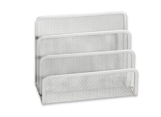 Organizér Mesh - farby striebra, kov (17,5/8,2/13,5cm) - HOMEZONE Organizér Mesh - farby striebra, kov (17,5/8,2/13,5cm) - HOMEZONE