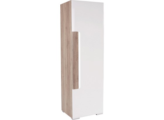 Ormar Ormar - bijela/boje hrasta, Moderno, drvni materijal (57,9/196/42,2cm) - OMBRA Ormar Ormar - bijela/boje hrasta, Moderno, drvni materijal (57,9/196/42,2cm) - OMBRA