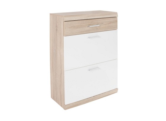 Ormarić Za Obuću Imperial Oak - bijela/boje hrasta, Moderno, drvni materijal (80/105/36cm) - BOXXX Ormarić Za Obuću Imperial Oak - bijela/boje hrasta, Moderno, drvni materijal (80/105/36cm) - BOXXX