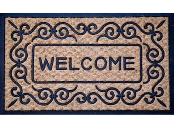 Otirač Welcome - smeđa, Konvencionalno, tekstil (45/75cm) - HOMEZONE Otirač Welcome - smeđa, Konvencionalno, tekstil (45/75cm) - HOMEZONE