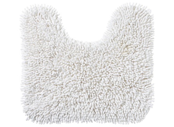 Otirač Za Wc Školjku Lilly - bijela, Konvencionalno, tekstil (45/50cm) Otirač Za Wc Školjku Lilly - bijela, Konvencionalno, tekstil (45/50cm)