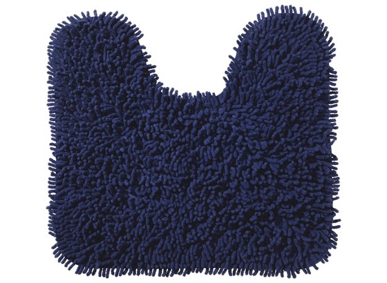 Otirač Za Wc Školjku Lilly - plava, Konvencionalno, tekstil (45/50cm) - OMBRA Otirač Za Wc Školjku Lilly - plava, Konvencionalno, tekstil (45/50cm) - OMBRA