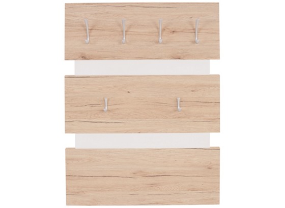 PANEL MOYA - tölgy színű/fehér, modern, műanyag/faanyagok (70/99/2cm) PANEL MOYA - tölgy színű/fehér, modern, műanyag/faanyagok (70/99/2cm)
