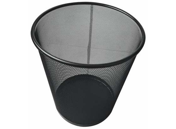 Papierkorb Mesh - Schwarz, MODERN, Metall (30,5/34,5cm) Papierkorb Mesh - Schwarz, MODERN, Metall (30,5/34,5cm)