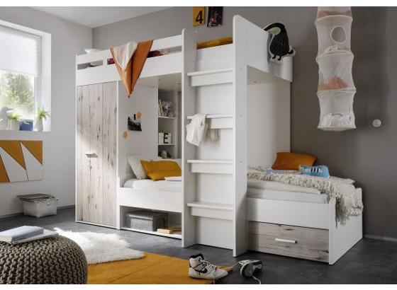 Patrová Postel Space + Maxi - Konvenční (270/180/117cm) Patrová Postel Space + Maxi - Konvenční (270/180/117cm)