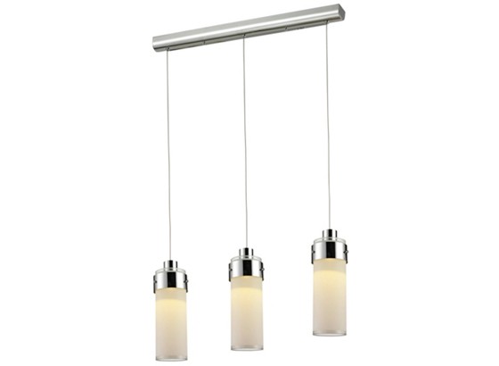 Pendelleuchte Cameo Led - Chromfarben, MODERN, Glas/Metall (65/11/130cm) Pendelleuchte Cameo Led - Chromfarben, MODERN, Glas/Metall (65/11/130cm)