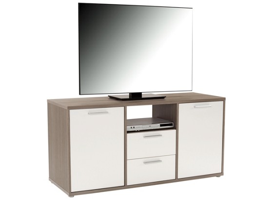 Phonotisch Napoli - Dunkelbraun/Weiß, MODERN, Holzwerkstoff (138/60/39cm) Phonotisch Napoli - Dunkelbraun/Weiß, MODERN, Holzwerkstoff (138/60/39cm)