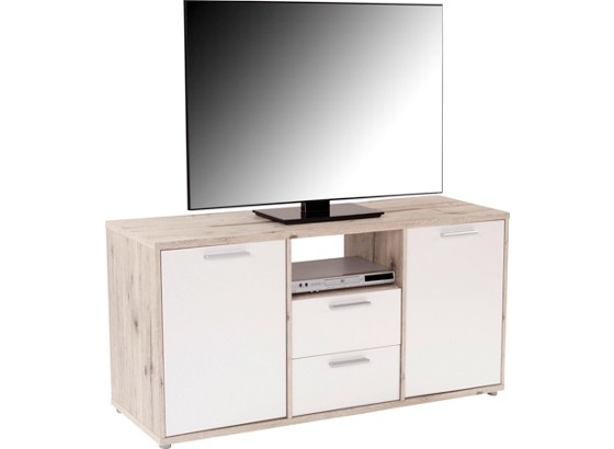 Phonotisch Napoli - Eichefarben/Weiß, MODERN, Holzwerkstoff (138/60/39cm) Phonotisch Napoli - Eichefarben/Weiß, MODERN, Holzwerkstoff (138/60/39cm)