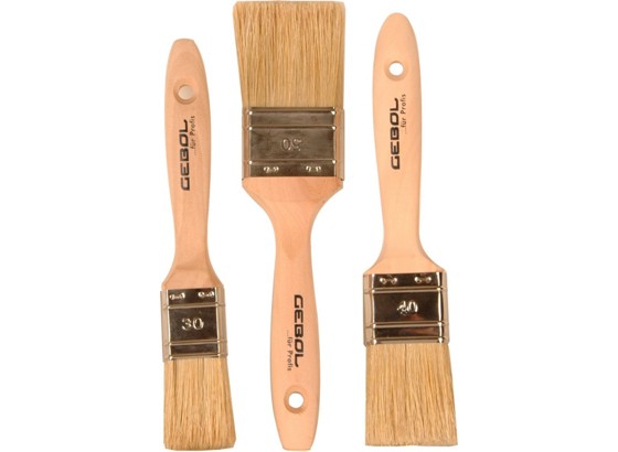 Pinselset 3-teilig - KONVENTIONELL, Holz/Weitere Naturmaterialien (20.21.23cm) - VENDA Pinselset 3-teilig - KONVENTIONELL, Holz/Weitere Naturmaterialien (20.21.23cm) - VENDA