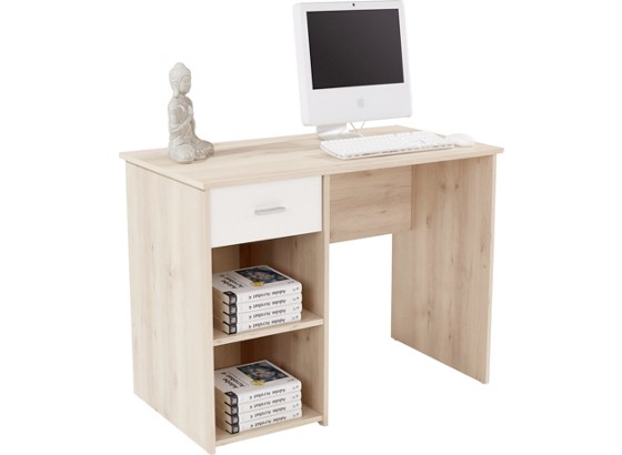 Pisaći Stol Radni Stol - bijela/boje bukve, Moderno, drvni materijal (110/75/50cm) Pisaći Stol Radni Stol - bijela/boje bukve, Moderno, drvni materijal (110/75/50cm)